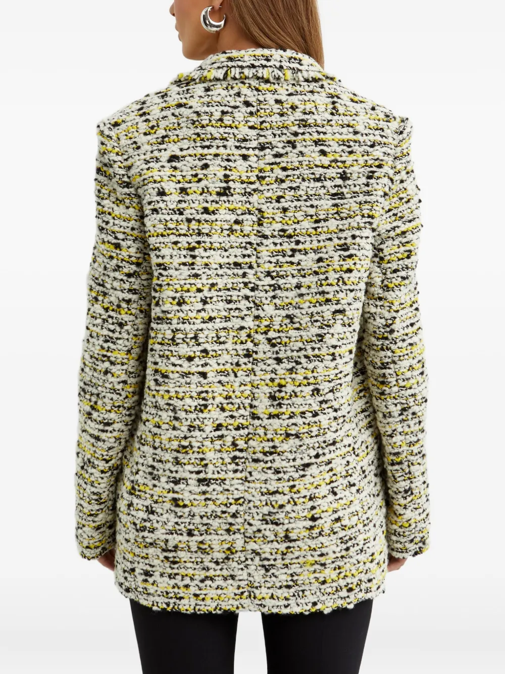 Isabel Marant Etienne Tweed Blazer In Yellow