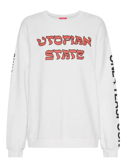 One Teaspoon round-neck printed sweatshirt