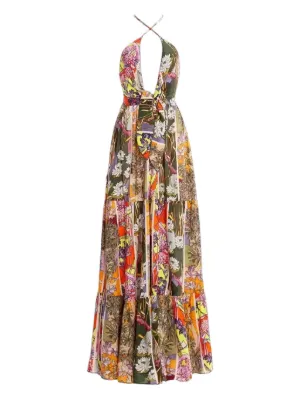 Agua By Agua Bendita Alanifloral Maxi Dress | Pink | FARFETCH