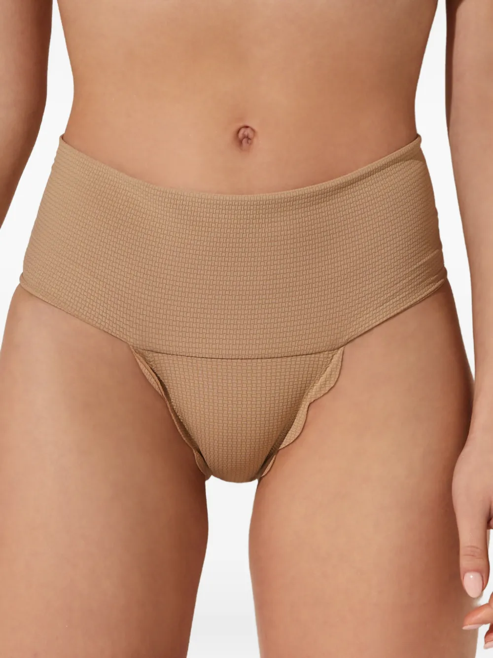 Marysia Santa Clara bikinislip met gewelfde afwerking Beige