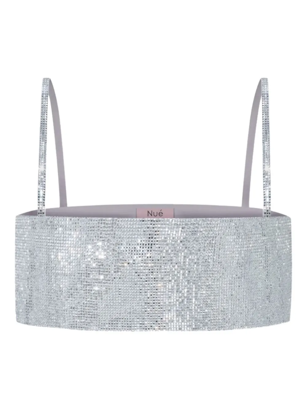 Nuè crystal metallic top | Silver | Image 1