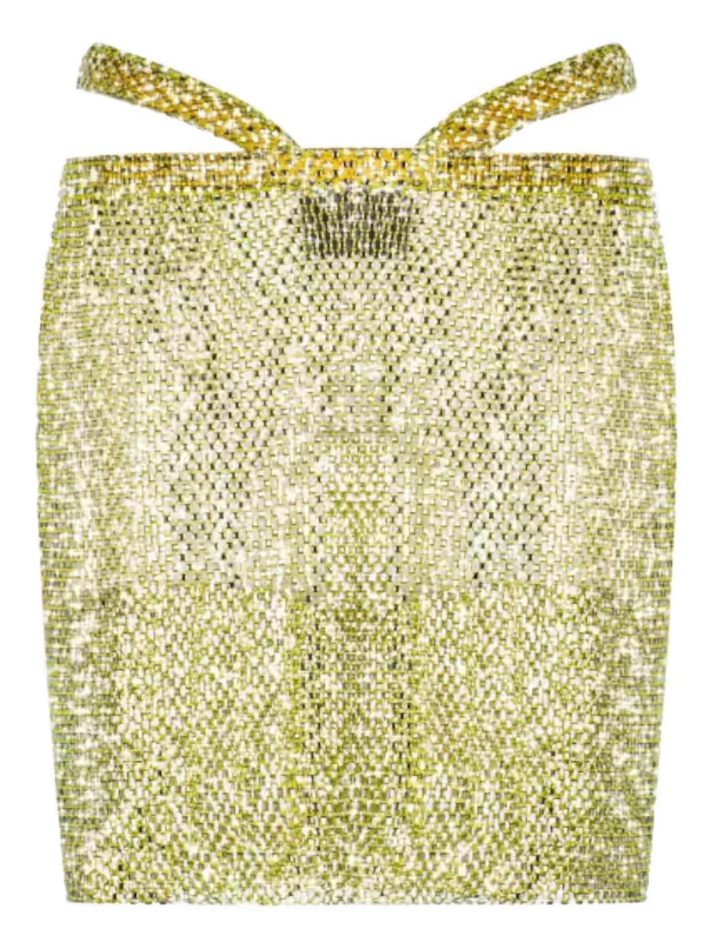 Santa Brands crystal-embellished mini skirt - Oro
