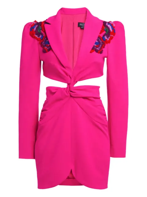 PatBO Posh crepe cut-out mini dress