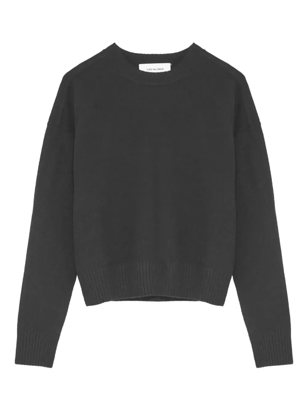 Yves Salomon crew-neck sweater - Grey