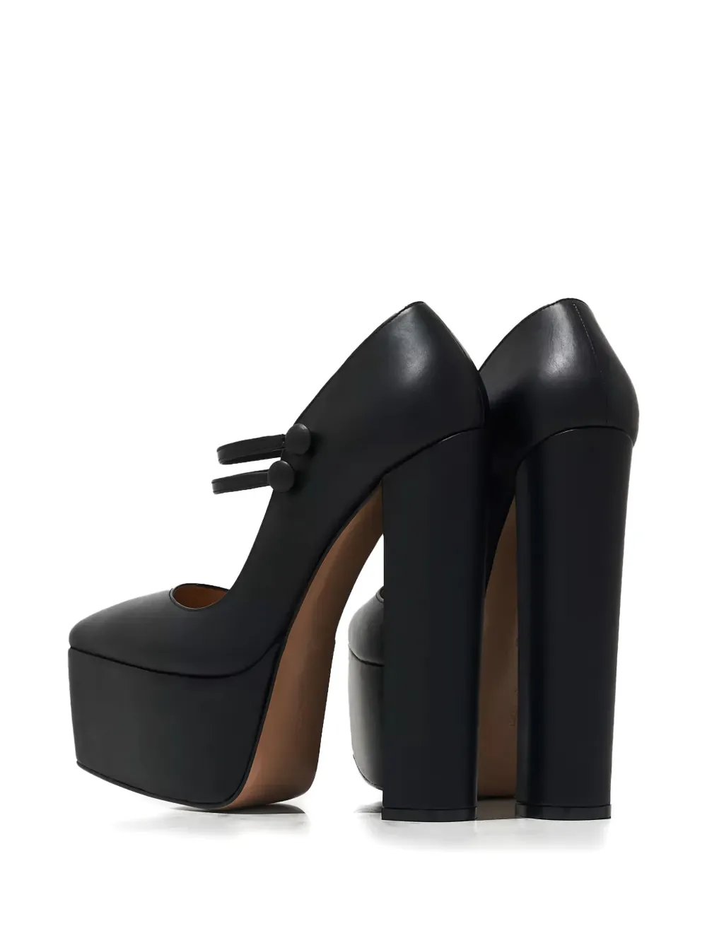 Andrea Wazen 165mm Double Jeu Platform Pumps In Black