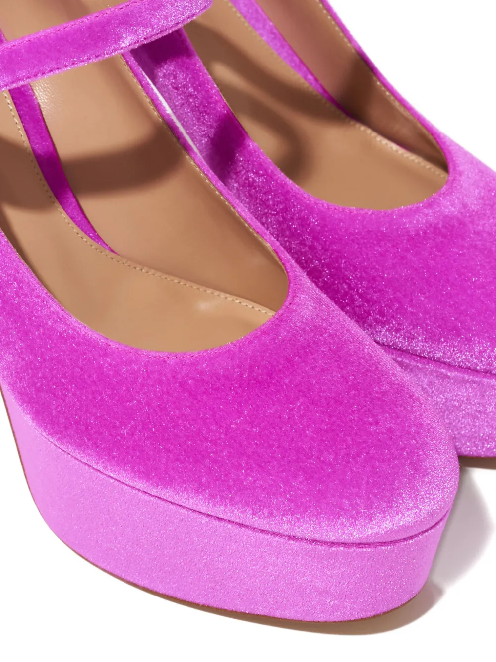 Gianvito Rossi 70mm Platform Pumps In Pink