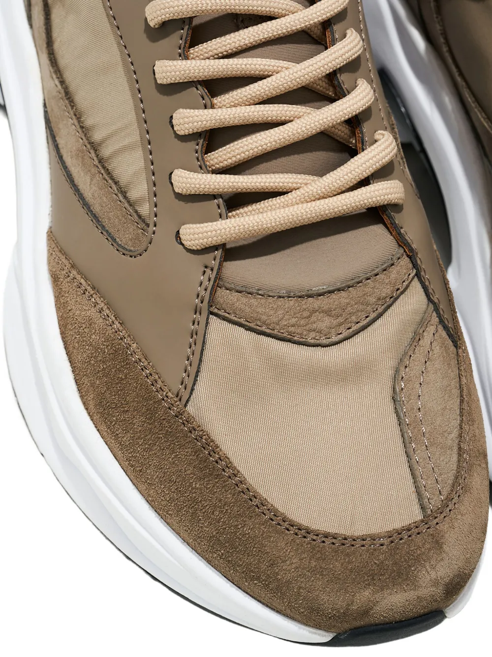 Buscemi Veloce panelled-design sneakers Groen