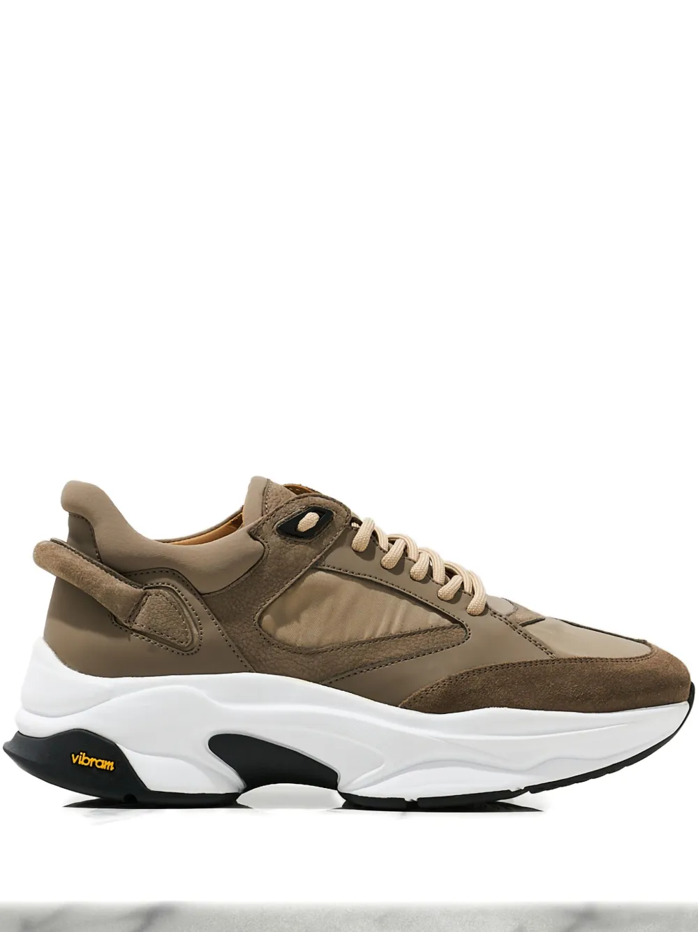 Buscemi Veloce panelled-design sneakers Groen