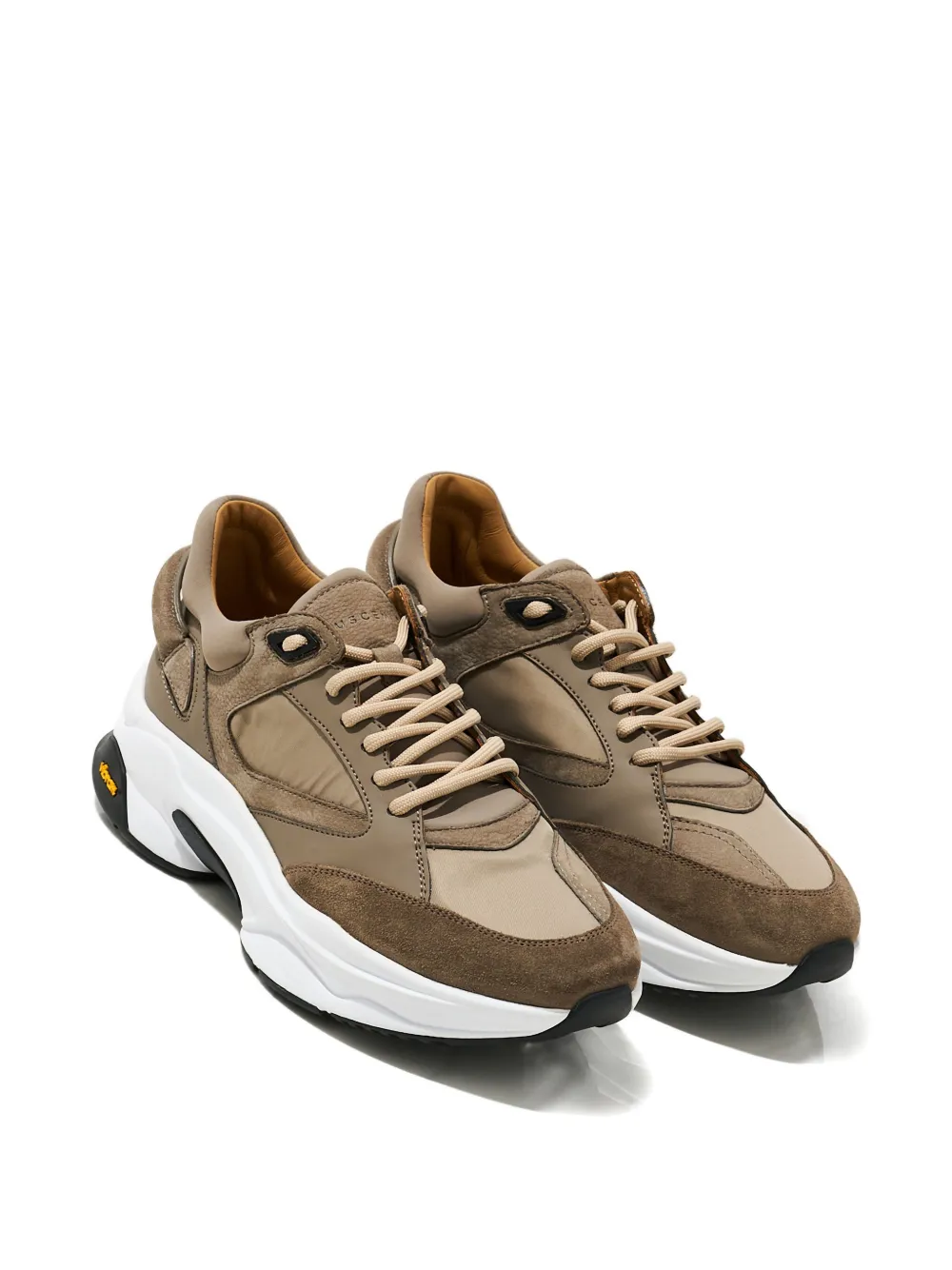 Buscemi Veloce panelled-design sneakers Groen