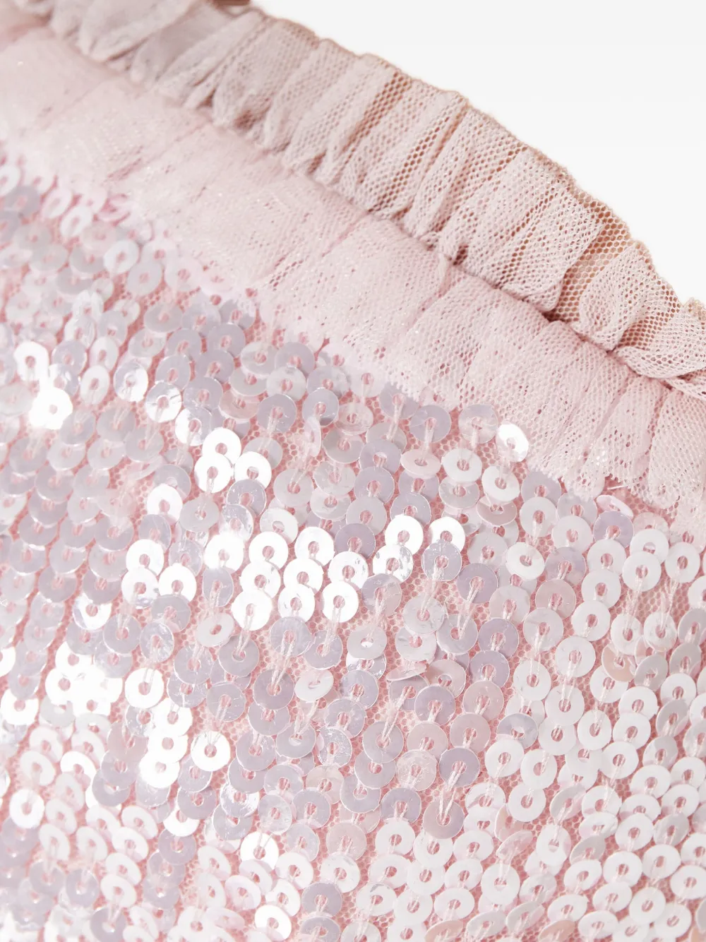 Needle & Thread Stellar Sequin Strapless Dress In Pink