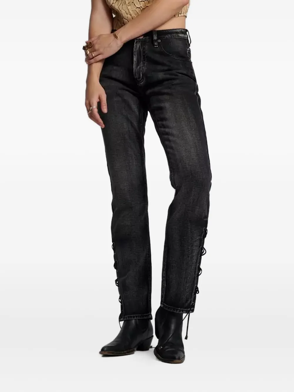  One Teaspoon Awesome Baggies Trousers - Black 