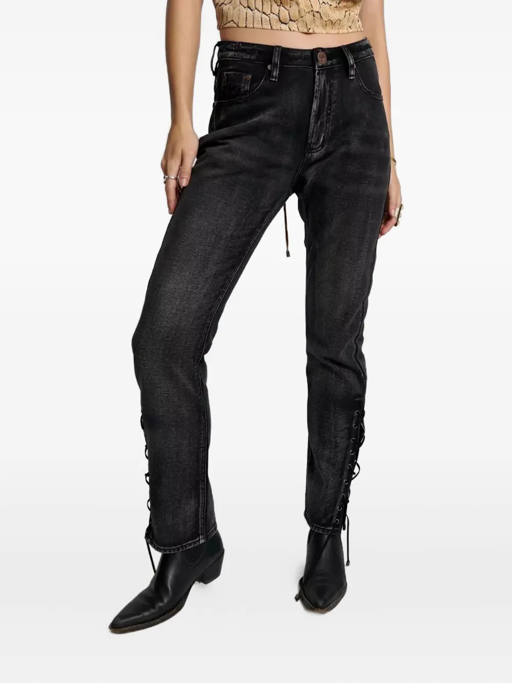 One Teaspoon Awesome Baggies trousers - Zwart