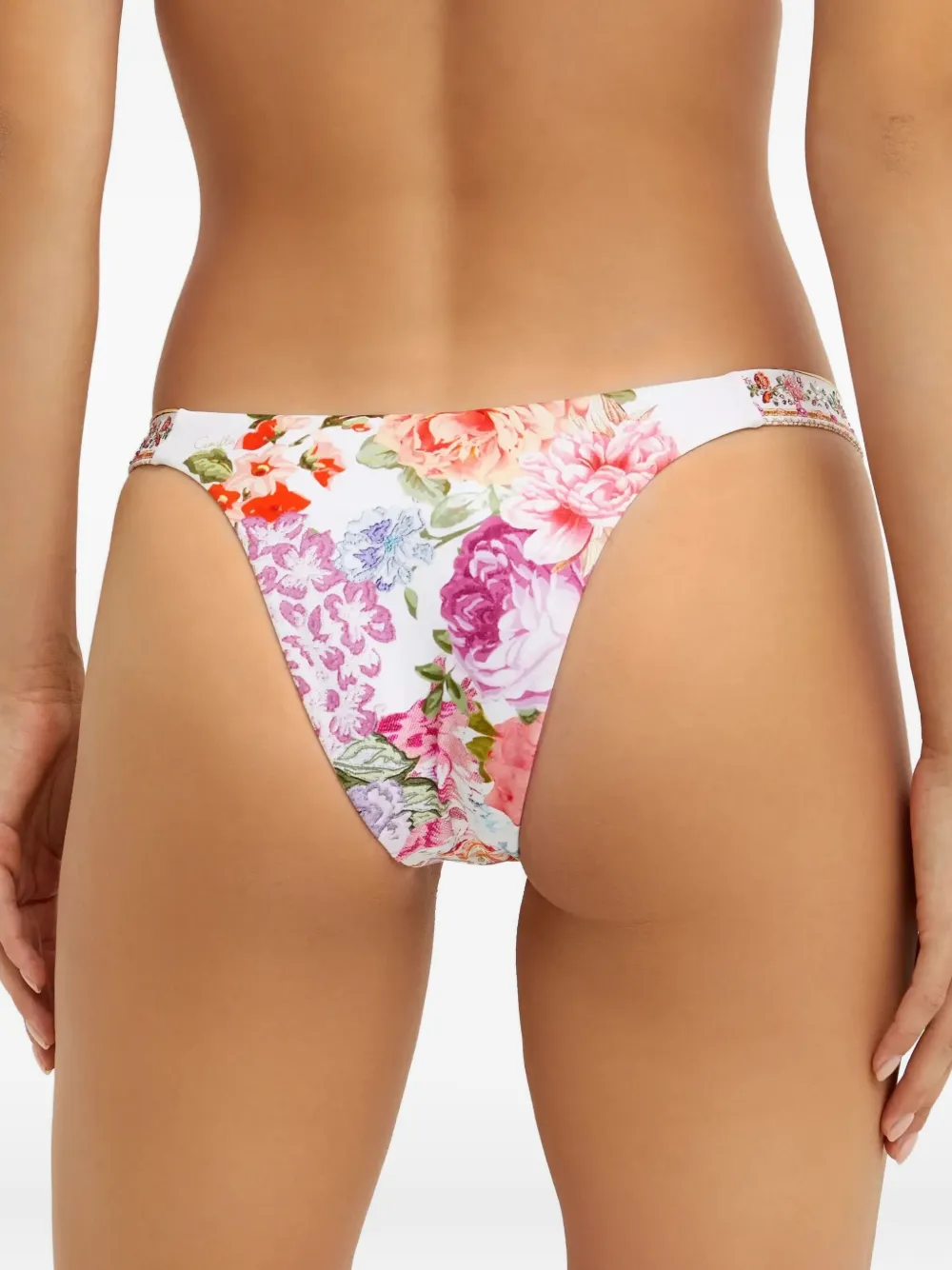 Camilla フローラル ビキニボトム In White