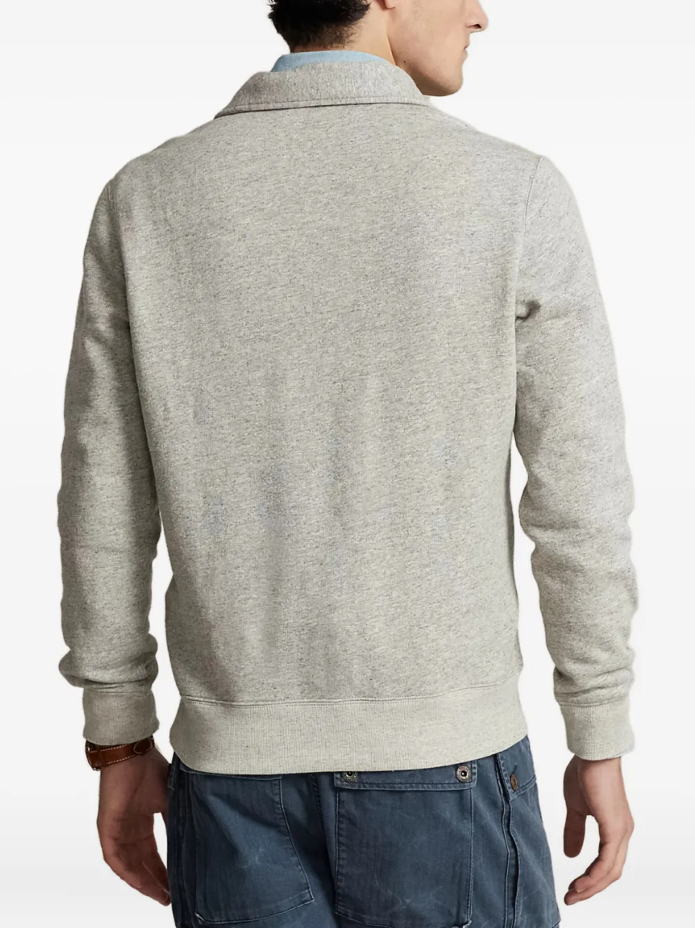 Polo Ralph Lauren Poloshirt met ritskraag Grijs