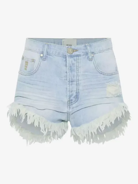 One Teaspoon frayed denim shorts