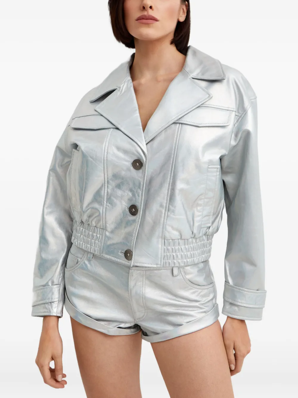 One Teaspoon short en cuir à revers | Shorts en cuir & cuir artificiel | Image 2