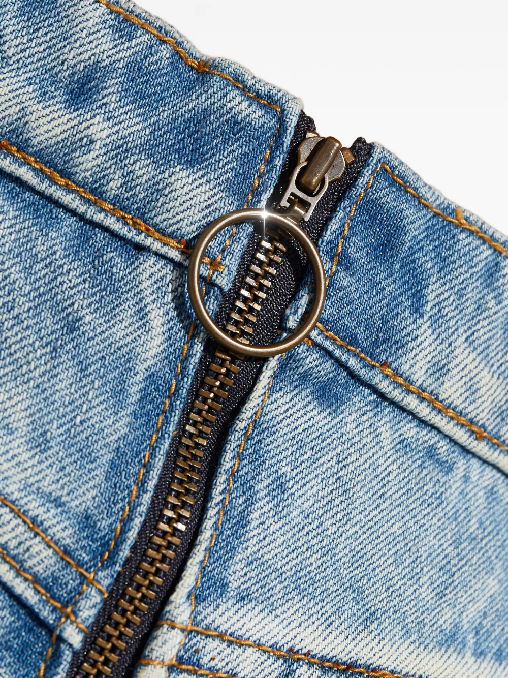 One Teaspoon Bridgette denim shorts Blauw