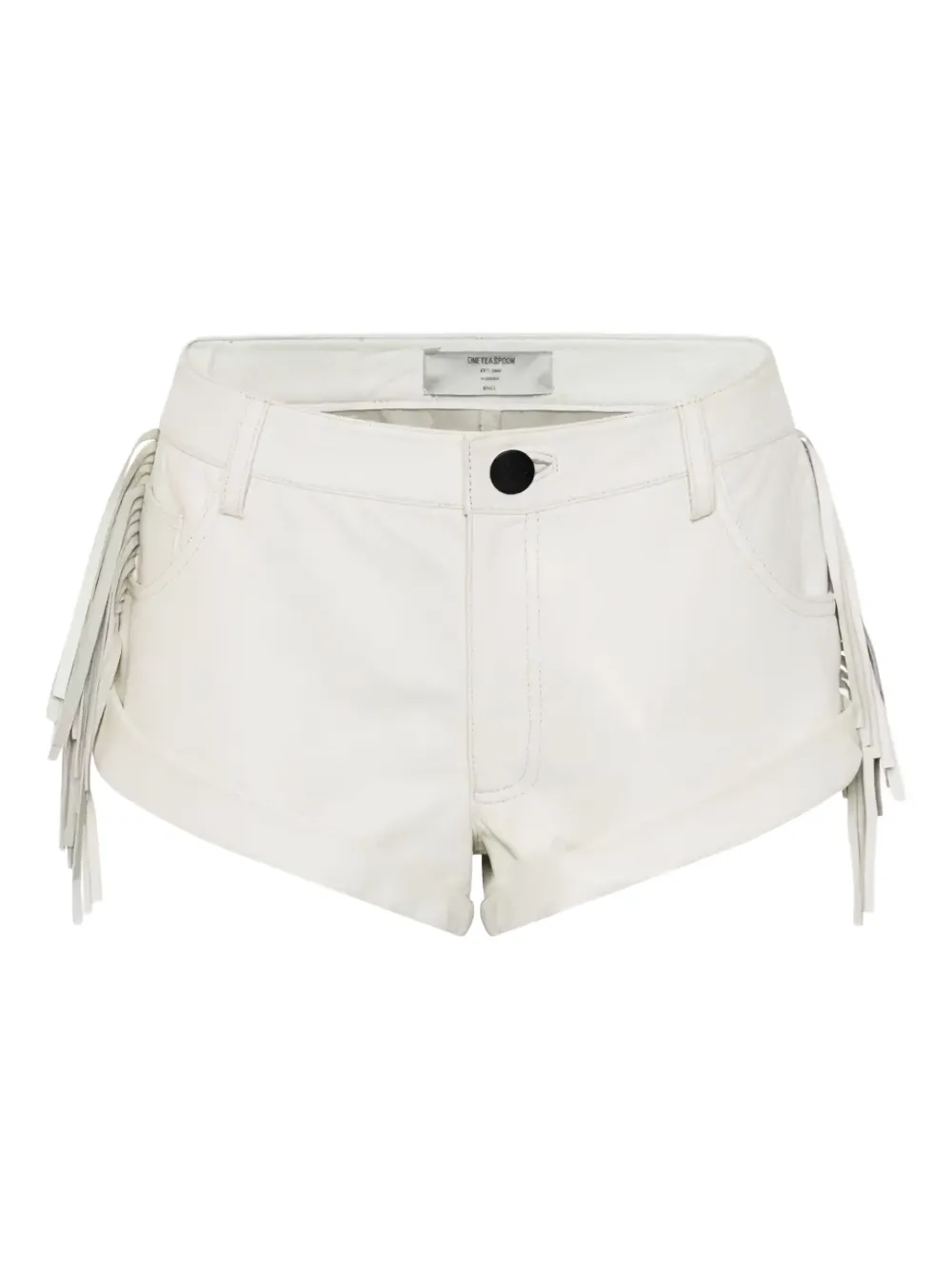 One Teaspoon Chaos Walking Bandits fringed shorts | blanco | Image 1
