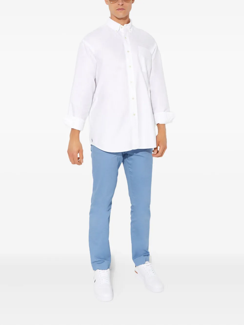 Polo Ralph Lauren Big Oxford long-sleeved shirt - Wit