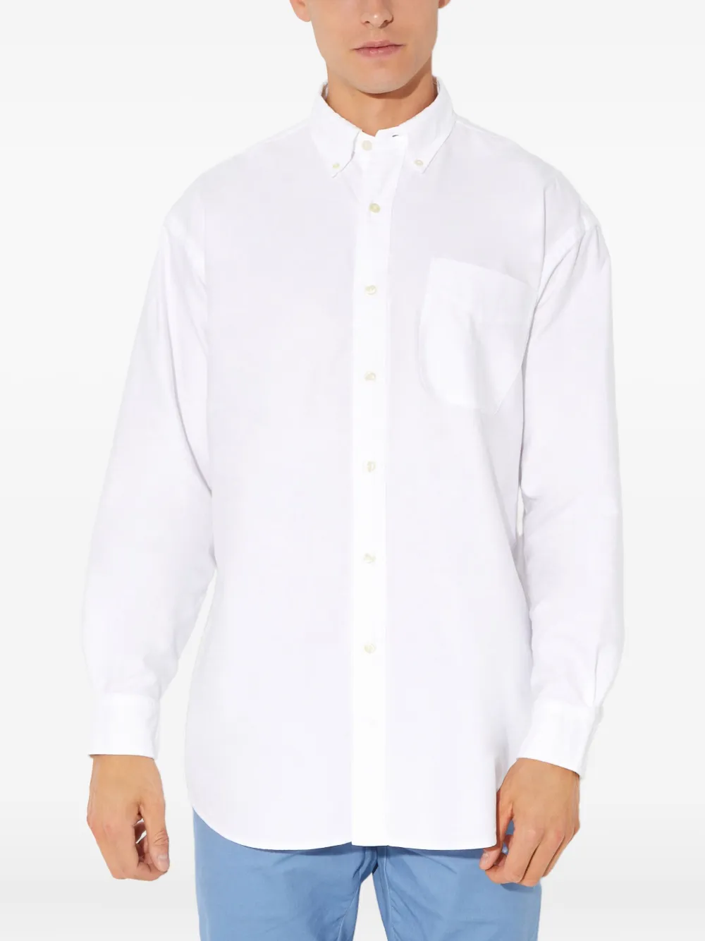 Polo Ralph Lauren Big Oxford シャツ - ホワイト Polo Ralph Lauren Big Oxford シャツ - ホワイト