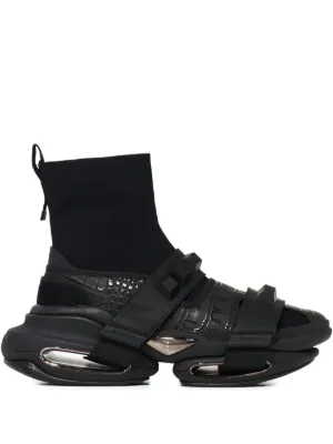 BALMAIN（バルマン）ハイカットスニーカー - FARFETCH