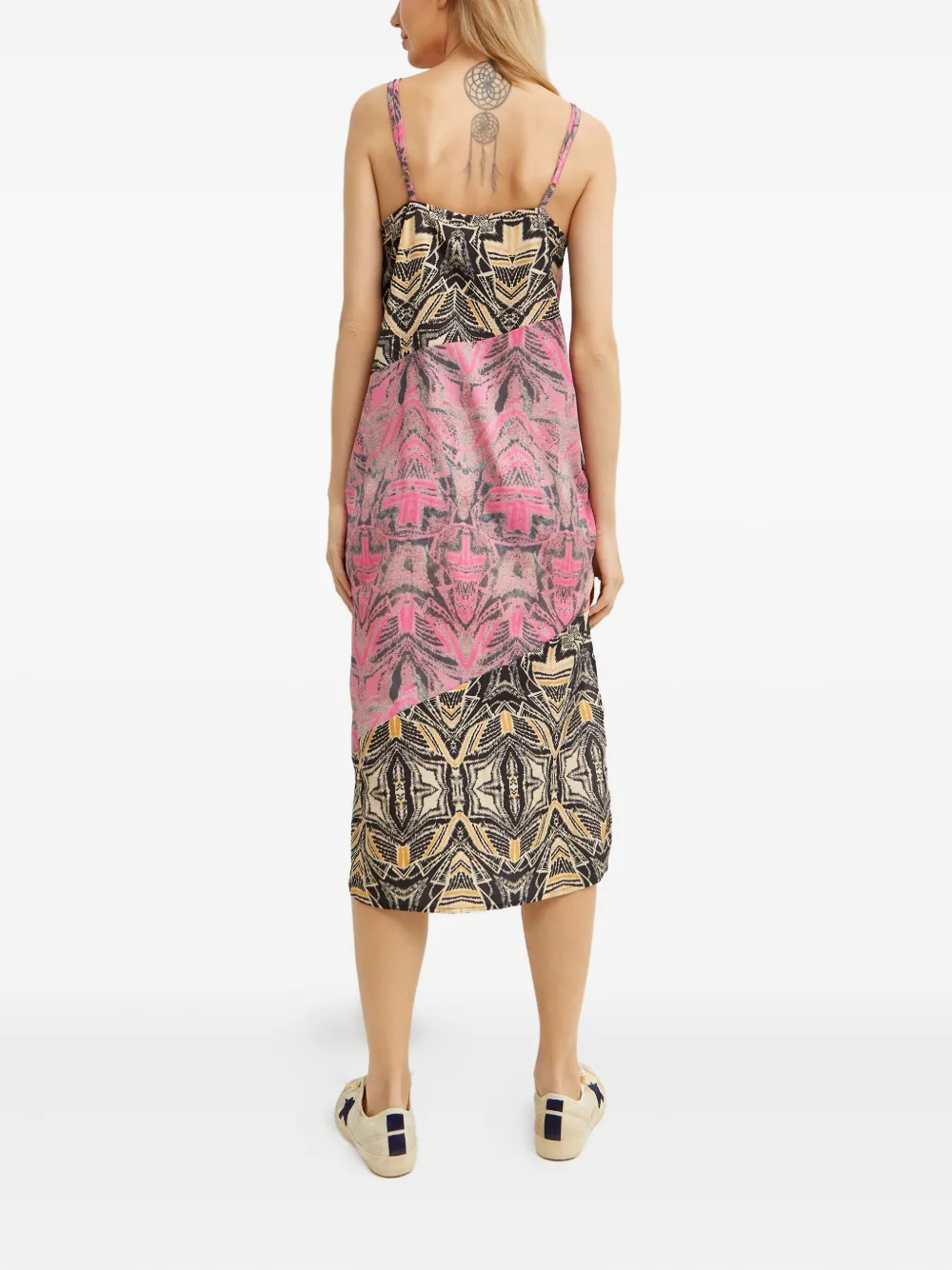 One Teaspoon Midi-jurk met print Roze