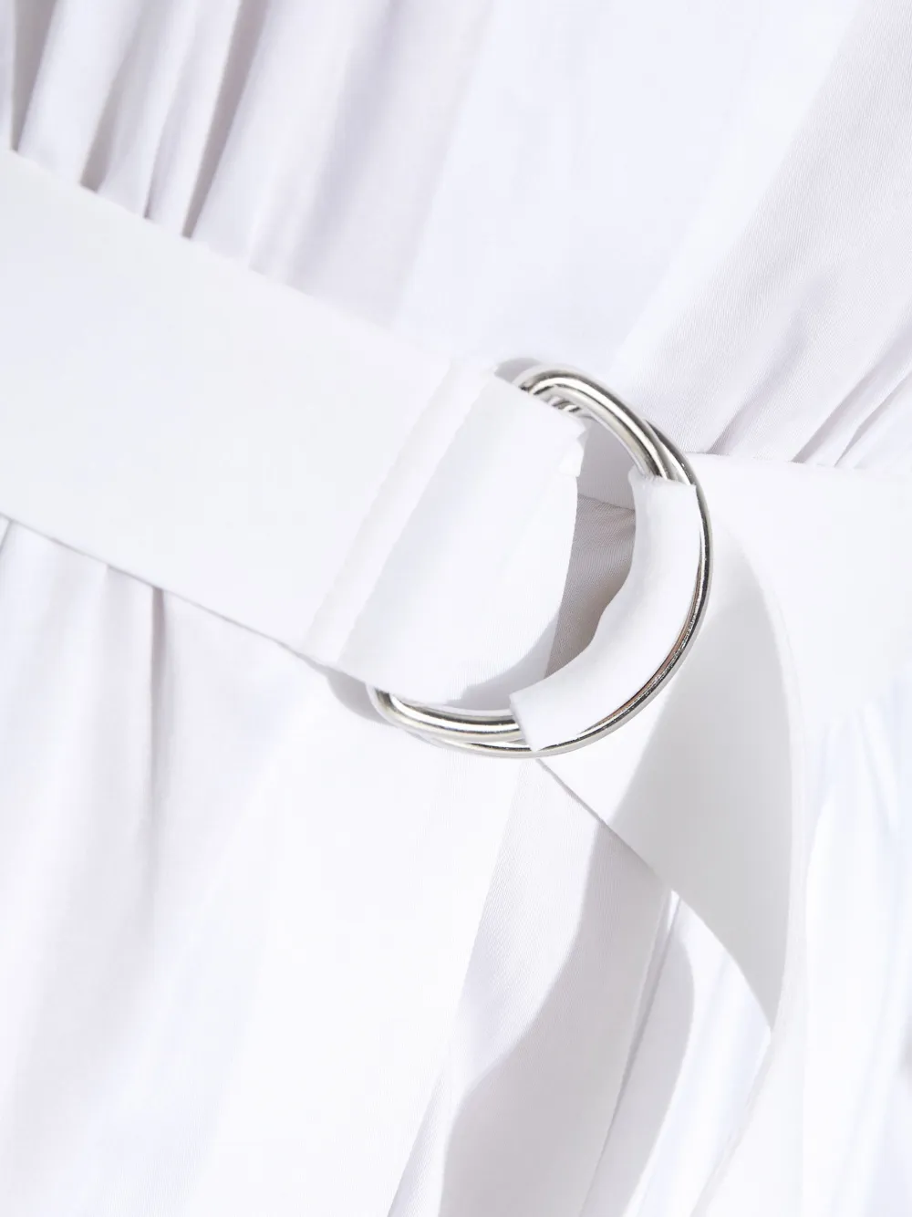 Norma Kamali Maxi-blousejurk met ceintuur Wit