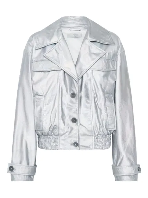 One Teaspoon button leather jacket