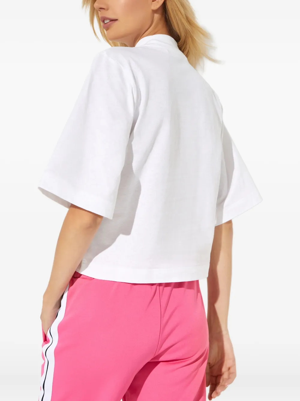 Palm Angels Cropped top met beerprint Wit