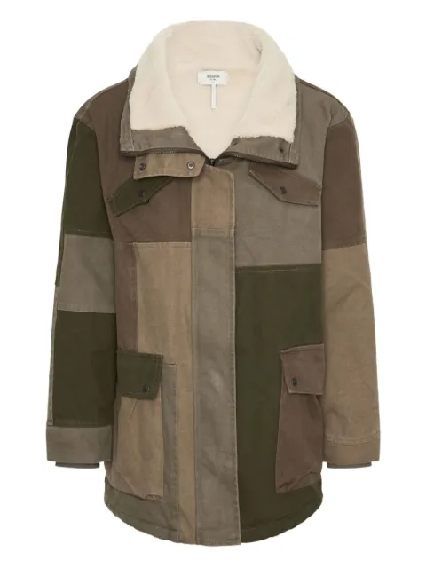 One Teaspoon patchwork collar coat