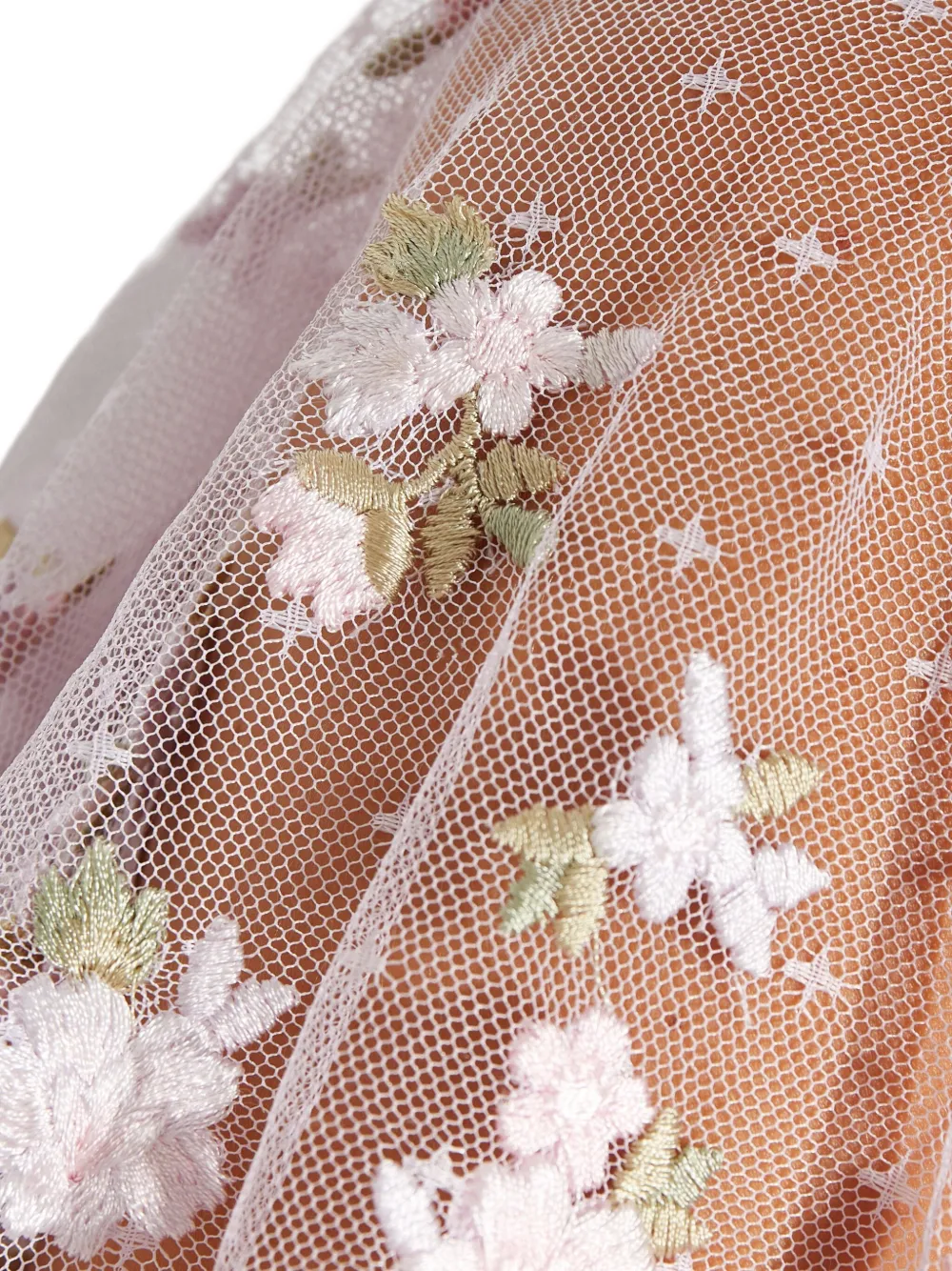 Needle & Thread Victoria Ditsy midi-jurk met geborduurde bloemen Paars