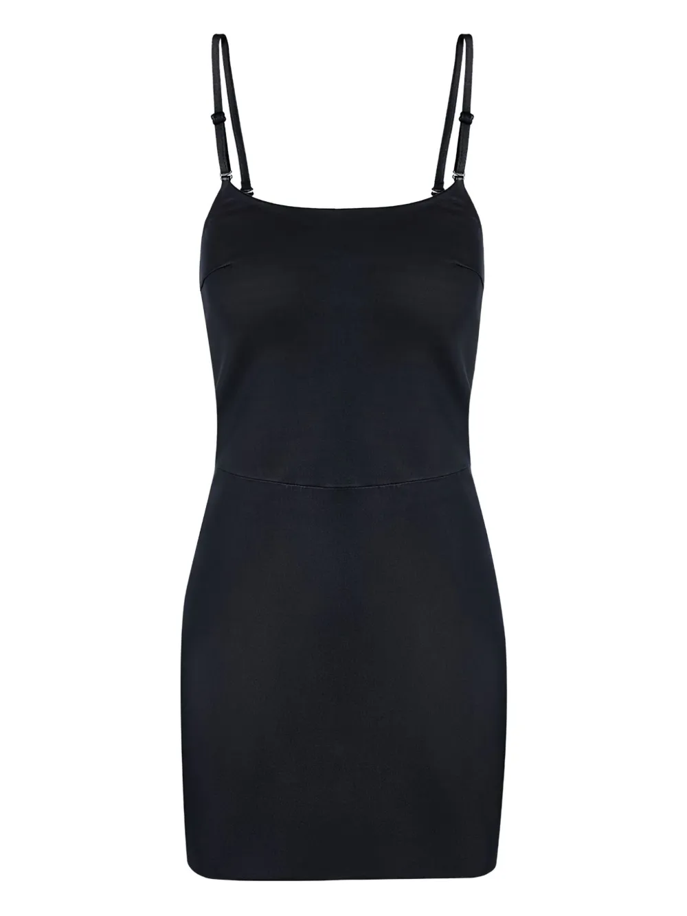 Manokhi Adjustable-strap Mini Dress In Black