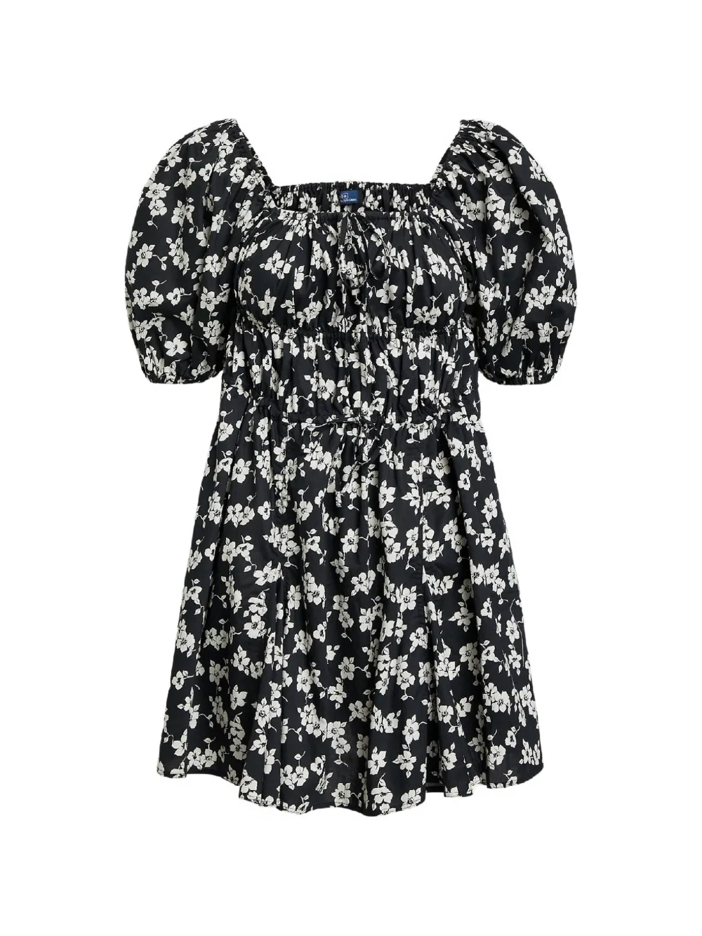 Polo Ralph Lauren Mini-jurk met pofmouwen Zwart