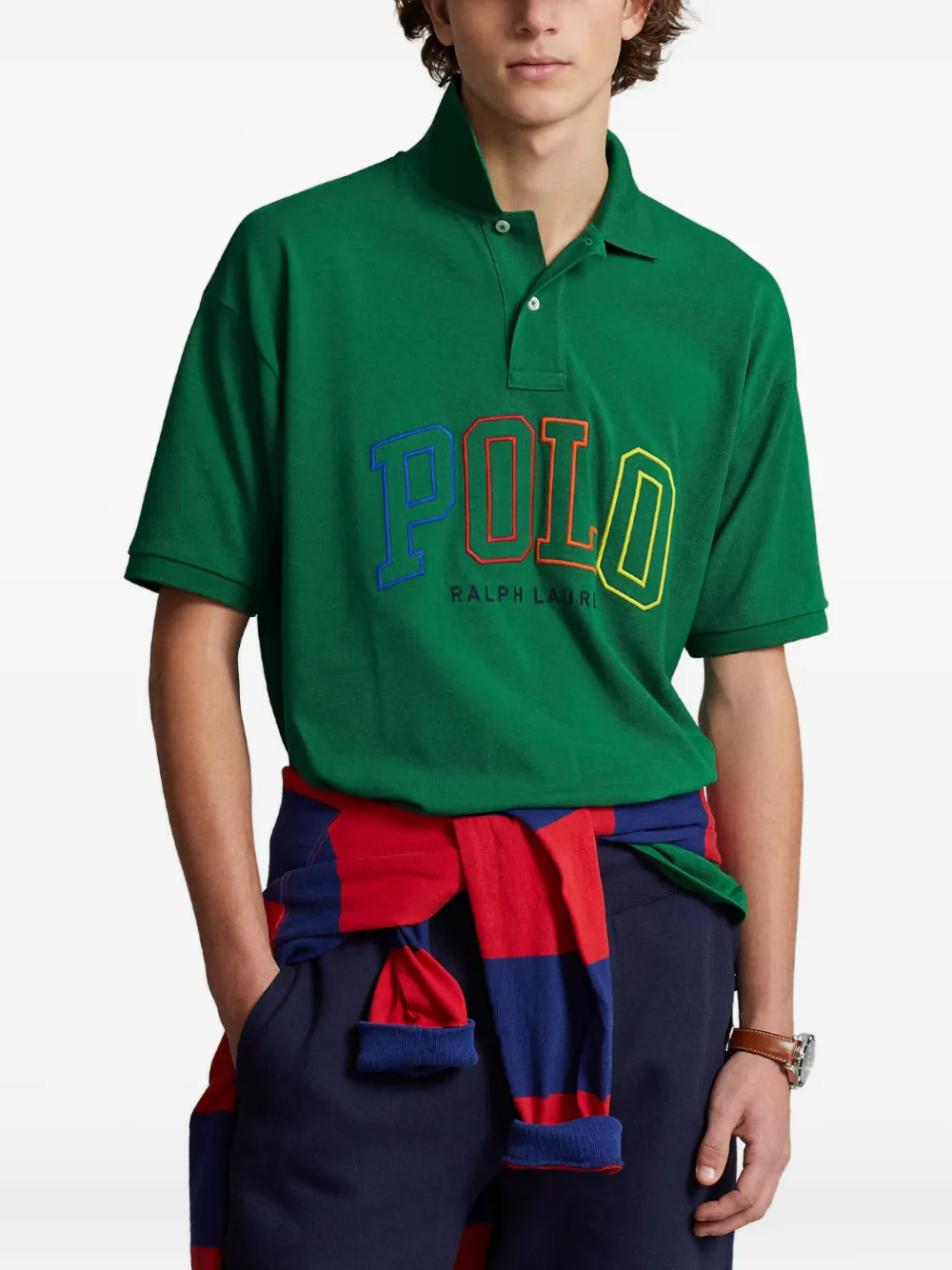 Polo Ralph Lauren Poloshirt met geborduurd logo Groen