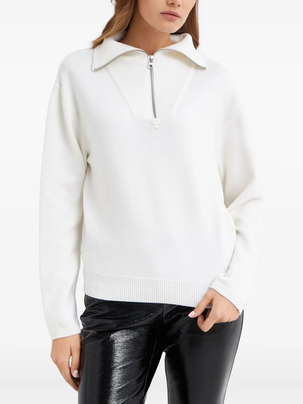 Courrèges Wollen trui Wit