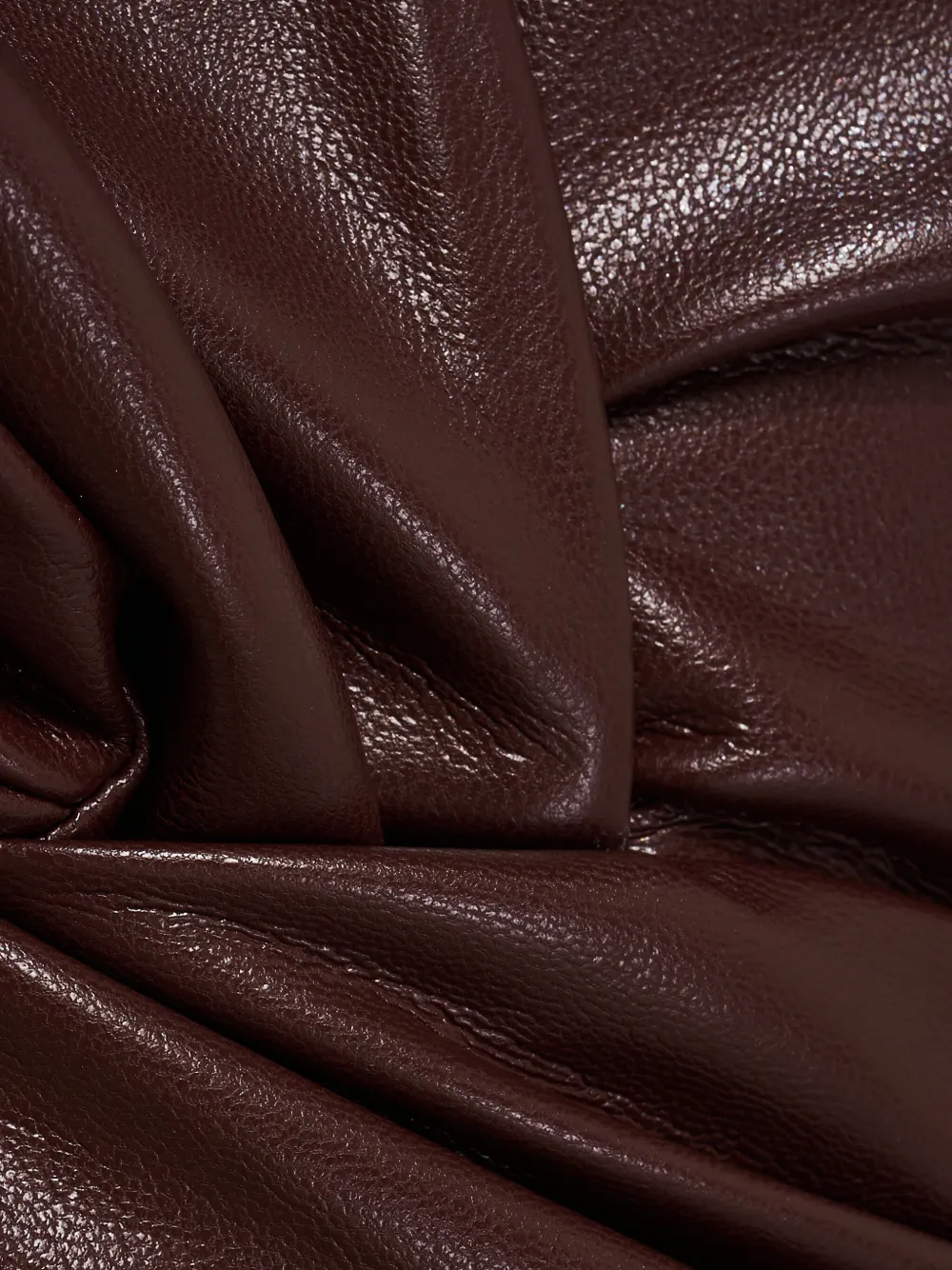 Nanushka Marto gedrapeerde mini-jurk Bruin