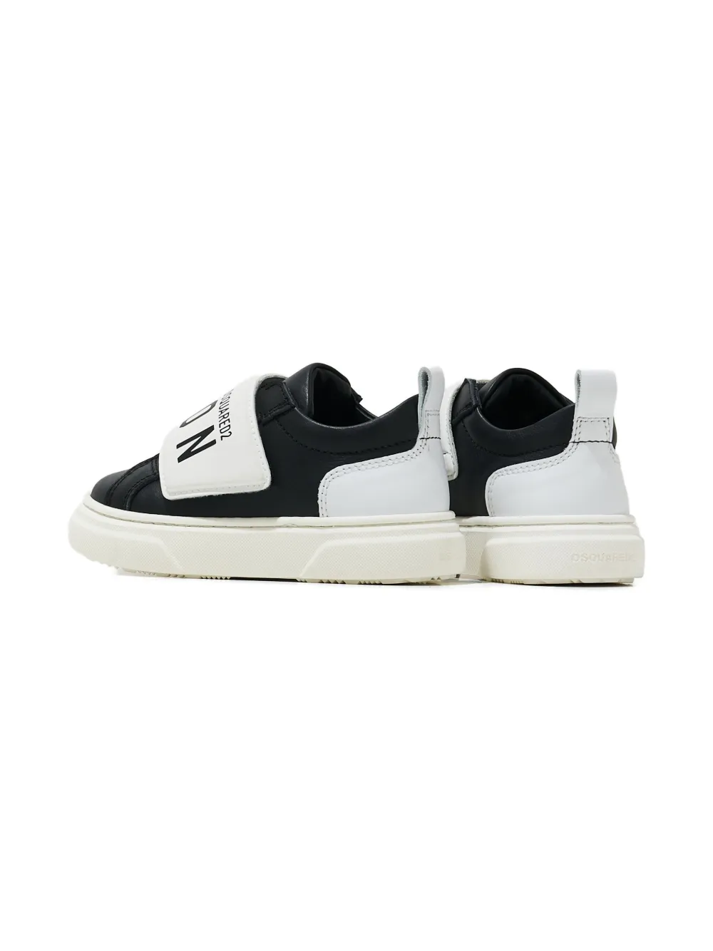 DSQUARED2 KIDS Sneakers met logoband Zwart
