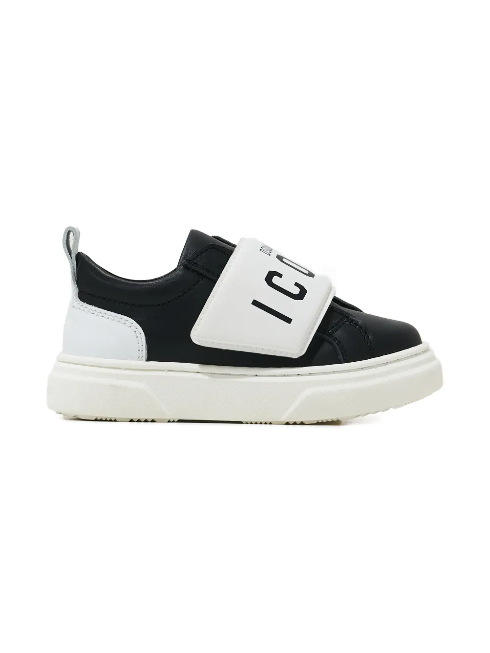 DSQUARED2 KIDS Sneakers met logoband - Zwart