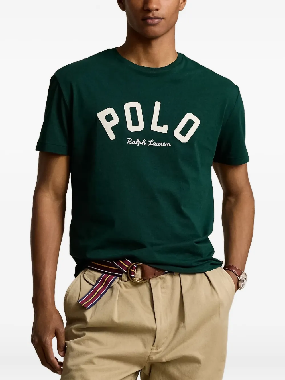 Polo Ralph Lauren T-shirt met logoprint Groen
