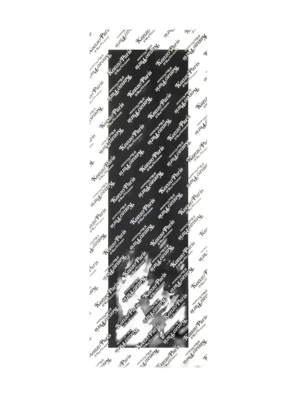 Kenzo monogram edge scarf | Black | Image 1