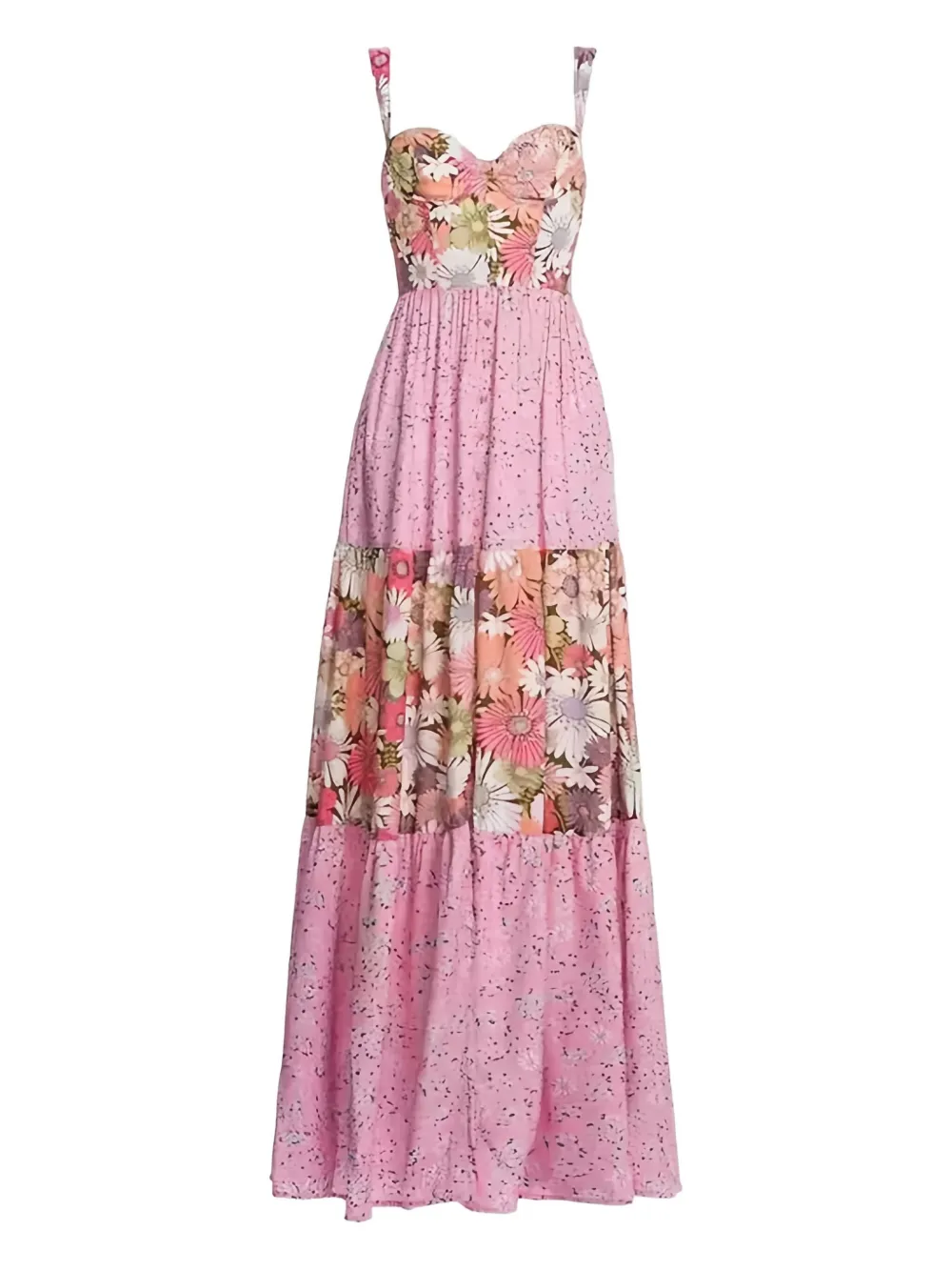 Agua Bendita Alanifloral maxi dress - Rosa