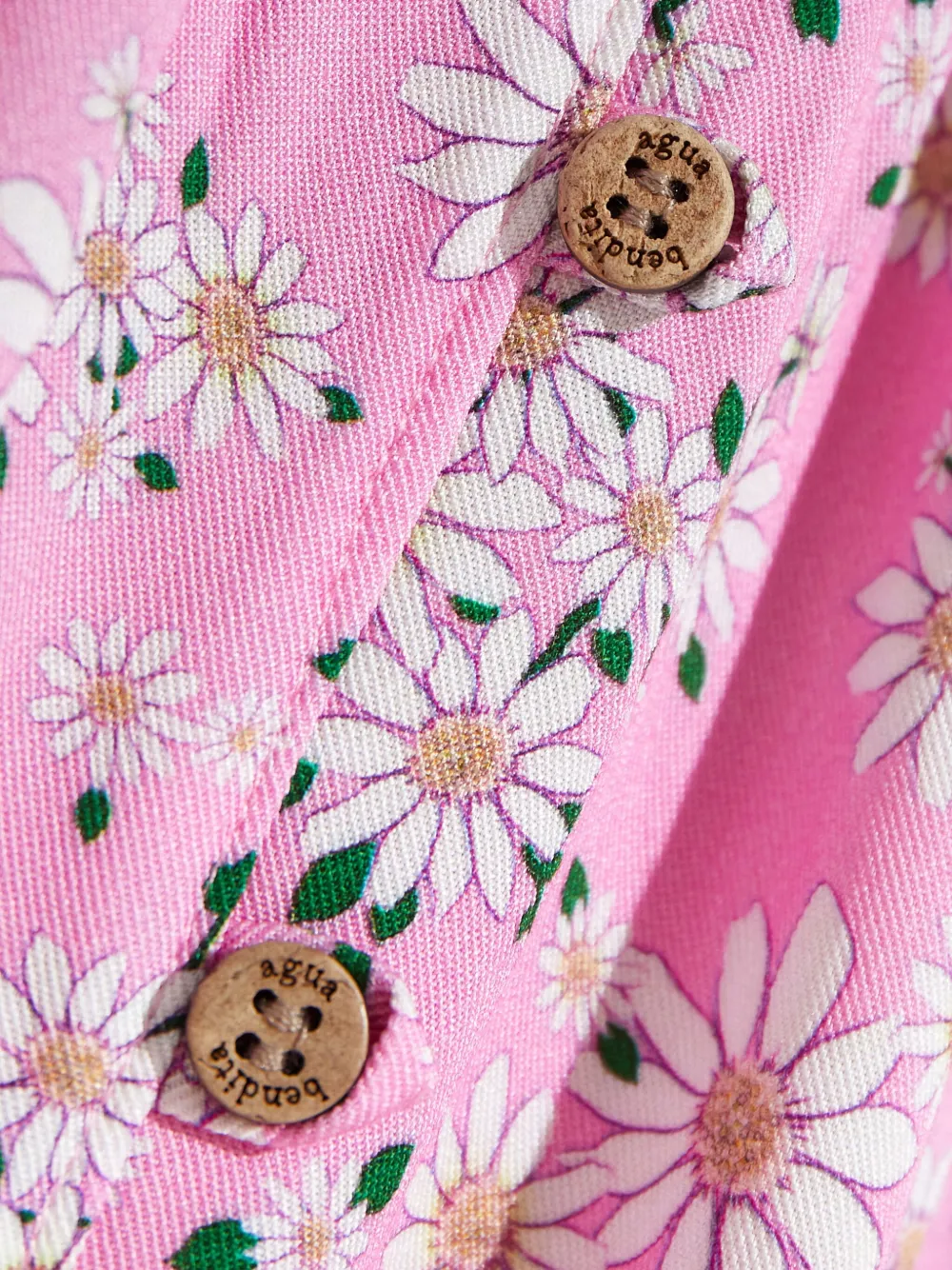 Agua Bendita Alani maxi-jurk met bloemenprint Roze