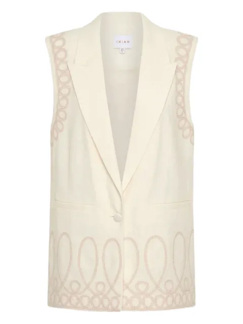 IXIAH Alkali embroidered waistcoat