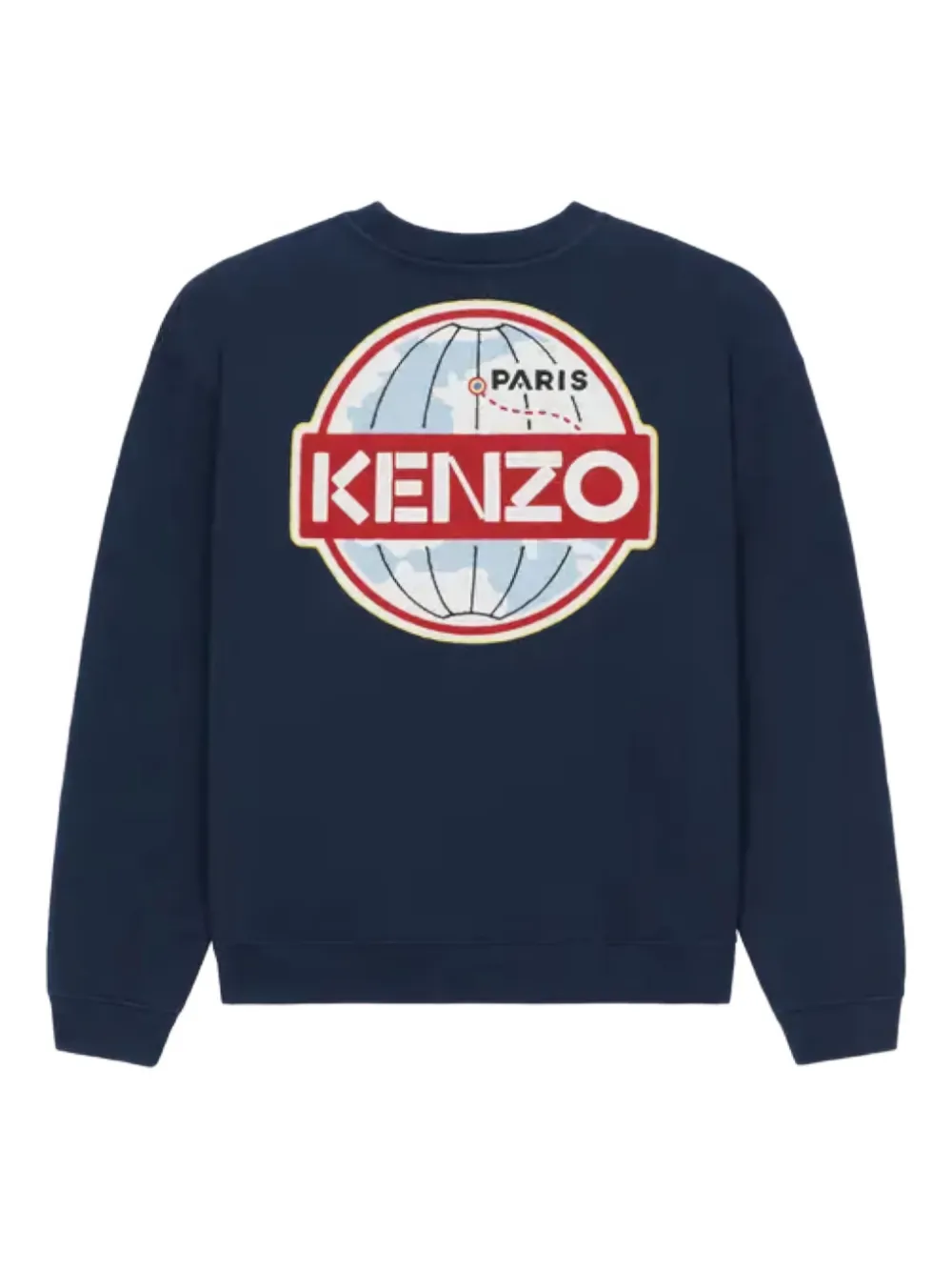 Kenzo Sweater met logopatch Blauw