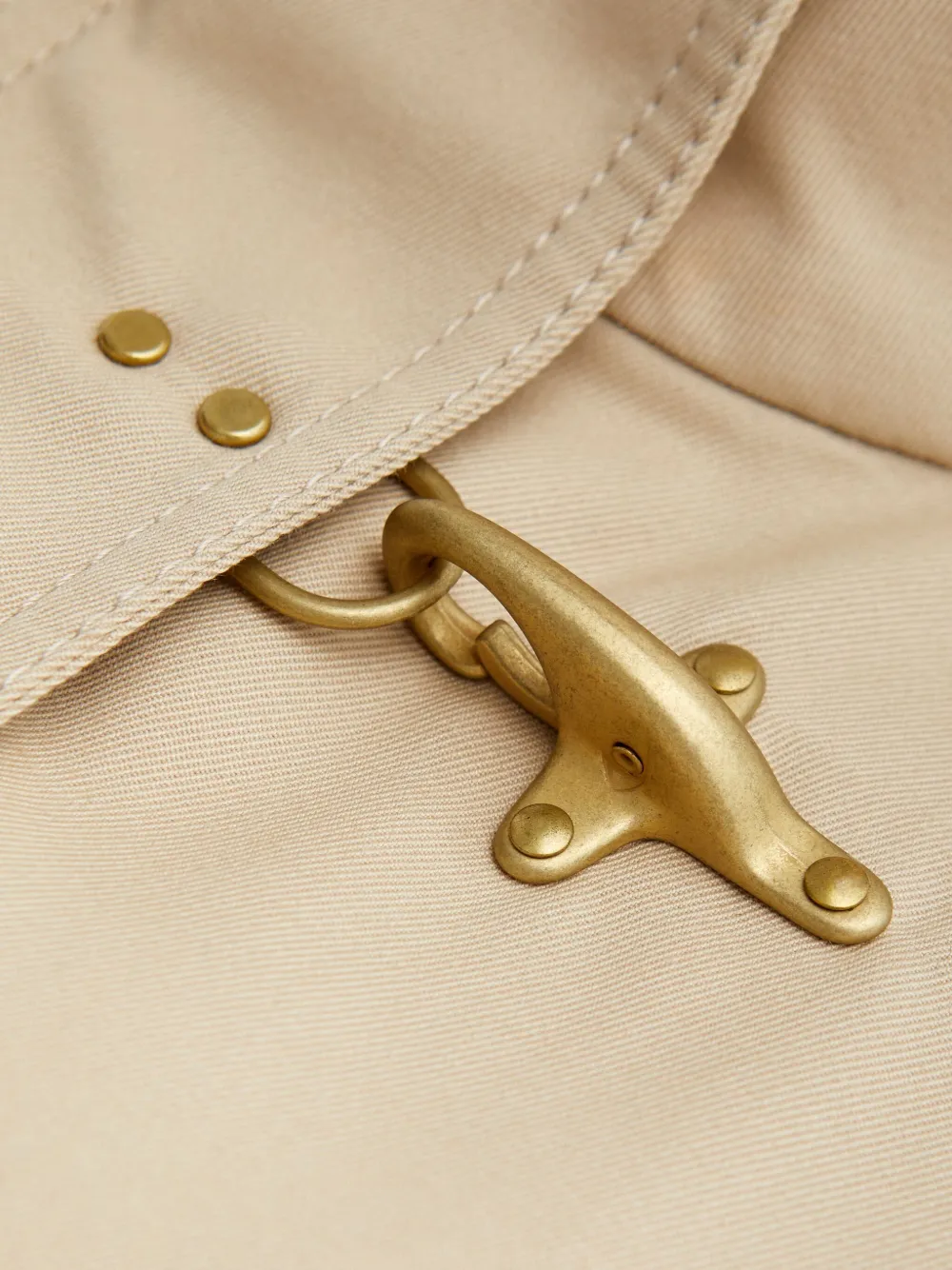 Fay Belted Hook Coat In Gray