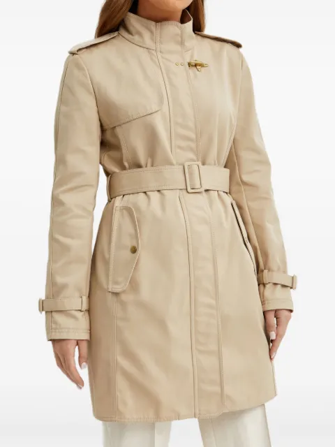 Fay belted hook coat