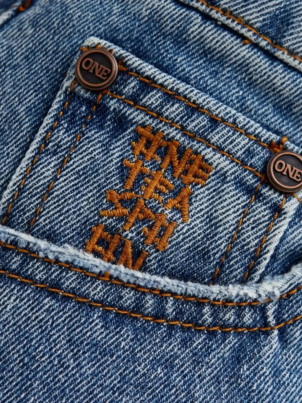 One Teaspoon Distressed Jeans In Blue