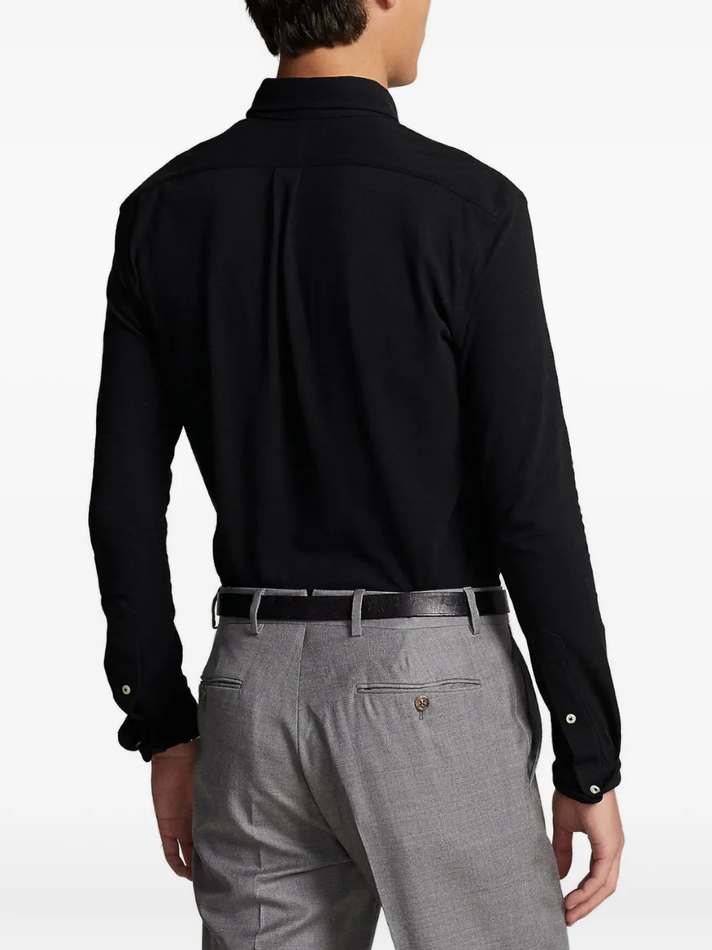 Polo Ralph Lauren Overhemd met geborduurd logo Zwart