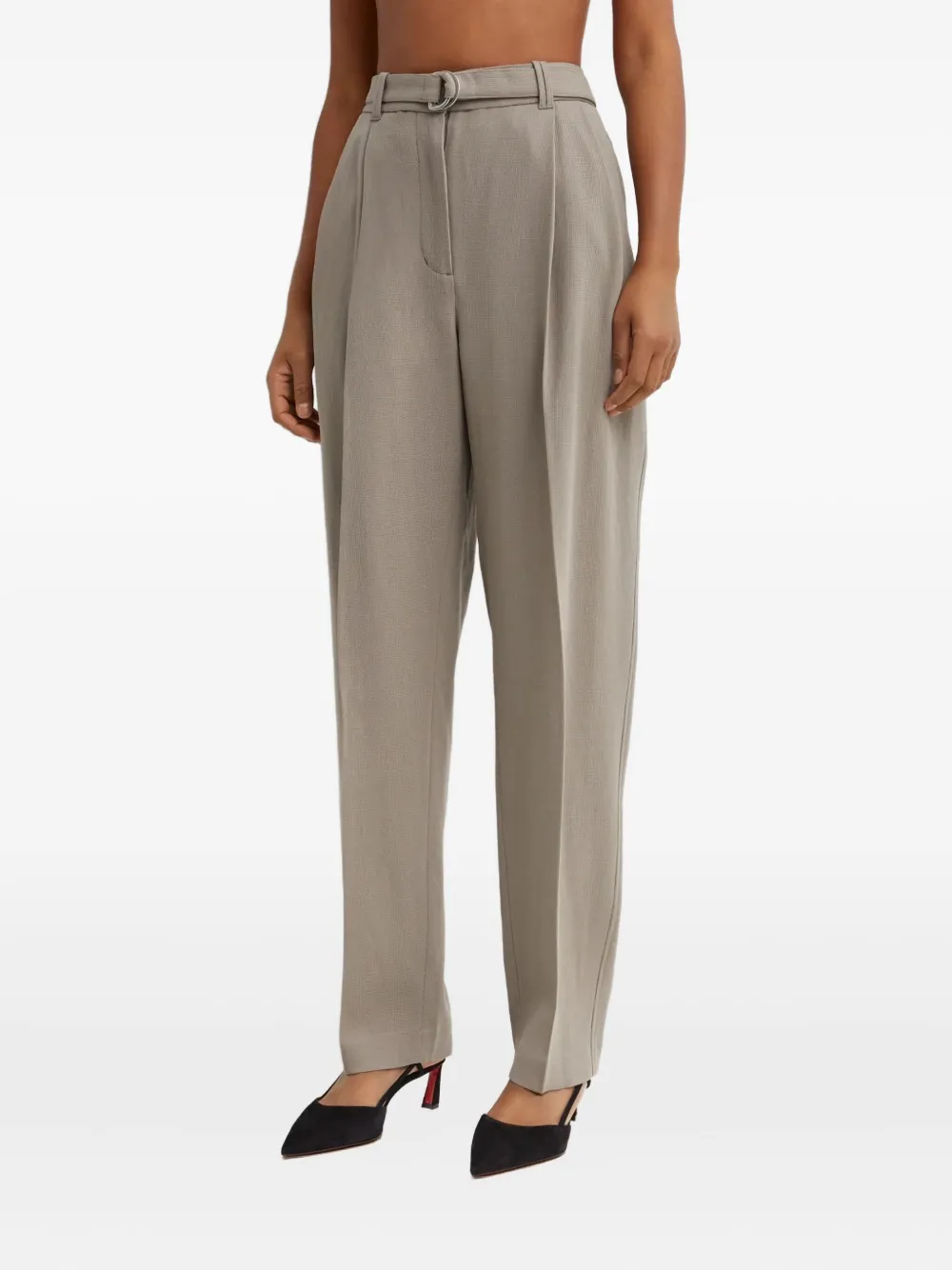 3.1 Phillip Lim Belted Trousers In Gray