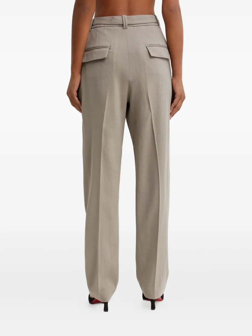 3.1 Phillip Lim Belted Trousers In Gray